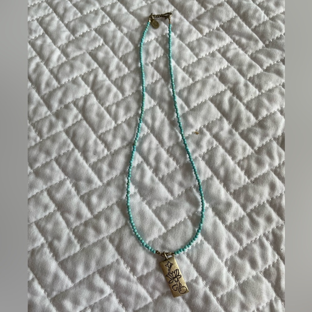 Satya Turquoise & Silver Necklace